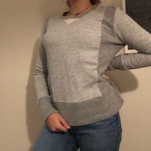 Grey madewell sweater.